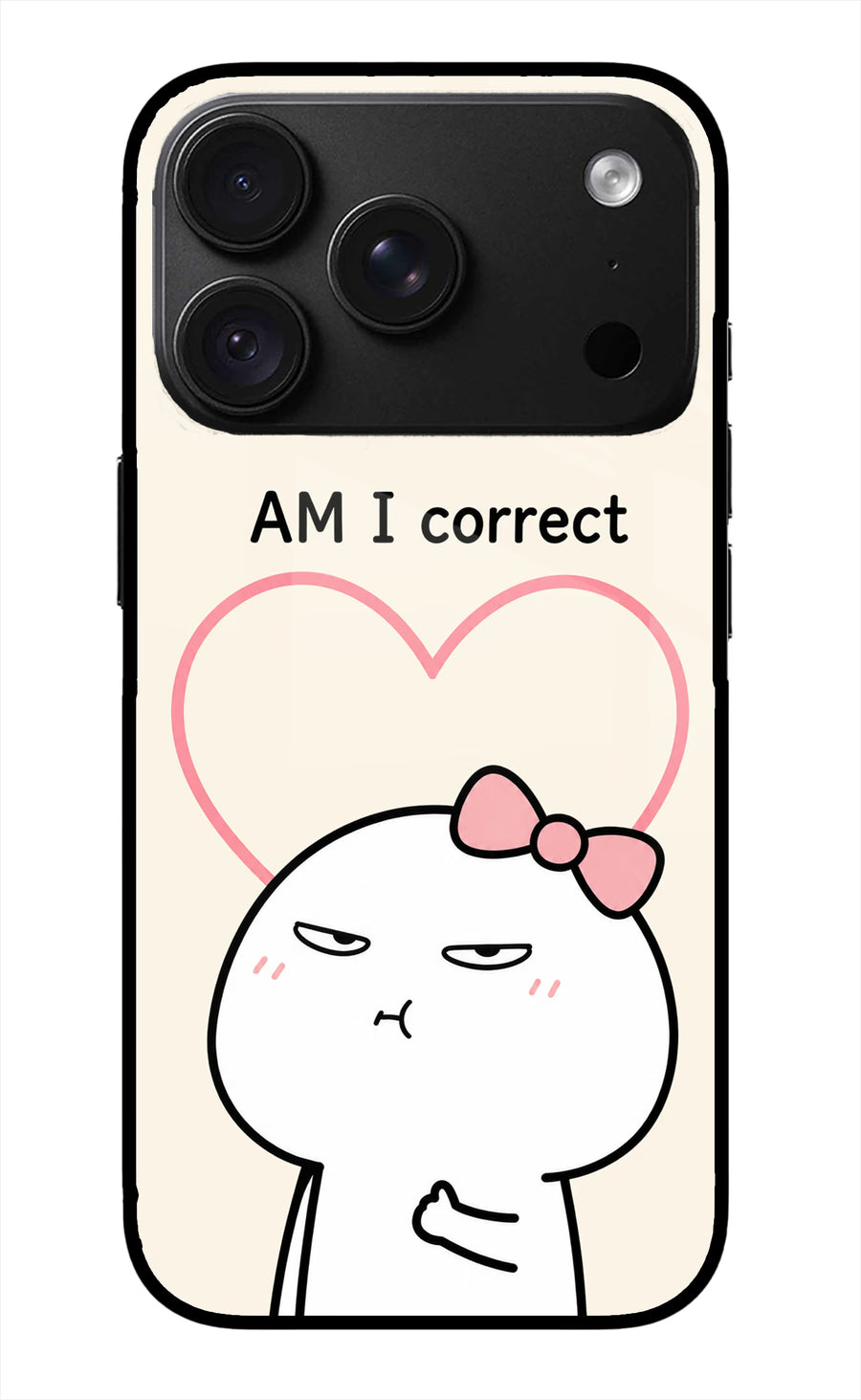 Always Right iPhone 18 Pro Back Cover, Glass case