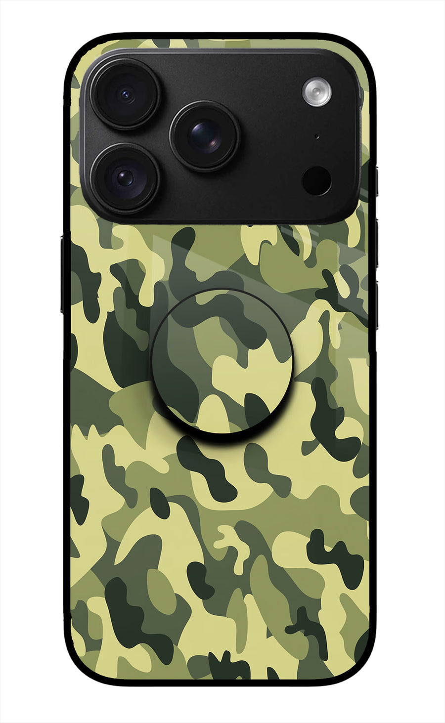 Camouflage iPhone 18 Pro Pop Case, Glass case