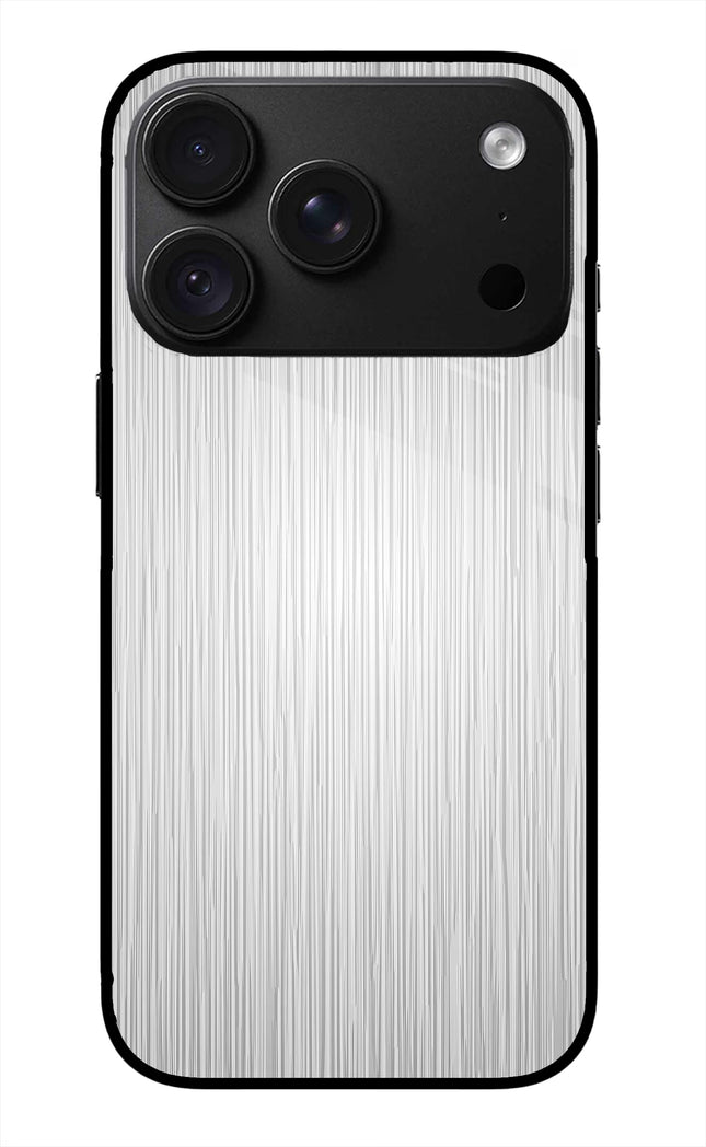 Wooden Grey Texture iPhone 18 Pro Max Glass Case
