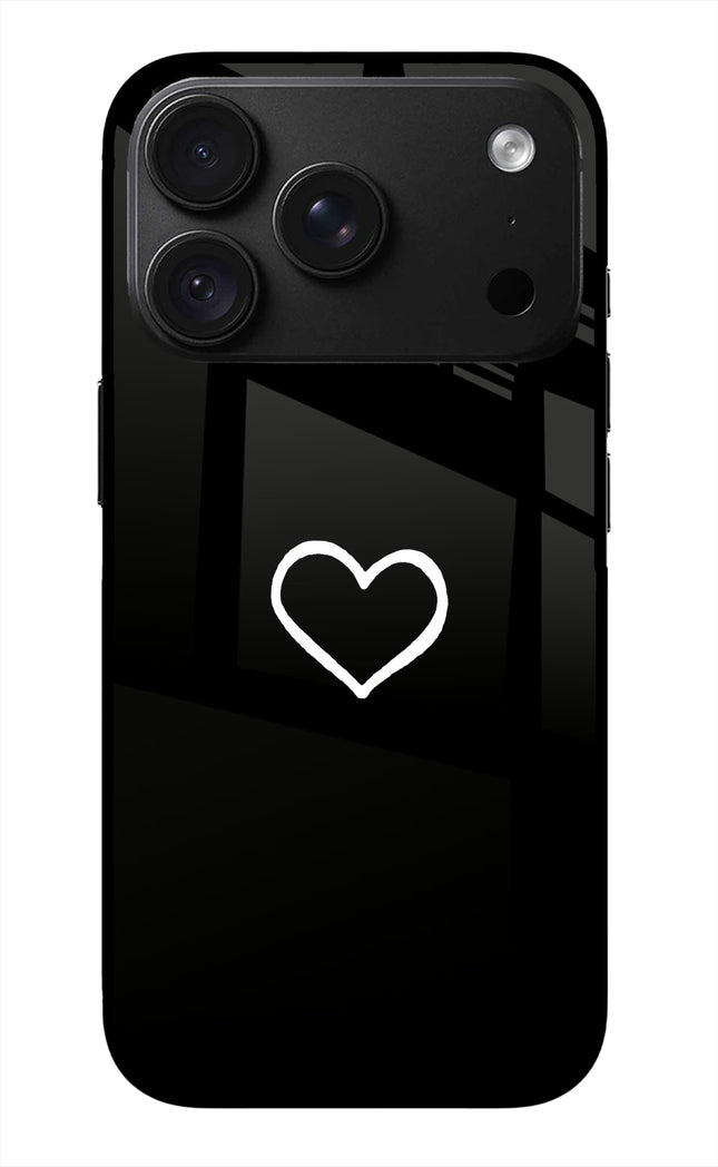 Heart iPhone 18 Pro Max Glass Case