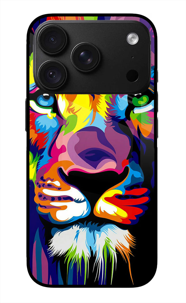 Lion iPhone 18 Pro Max Glass Case