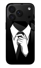 Black Tie iPhone 18 Pro Max Glass Case