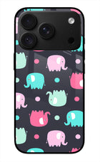 Elephants iPhone 18 Pro Max Glass Case