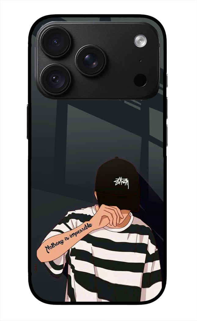 Aesthetic Boy iPhone 18 Pro Max Glass Case