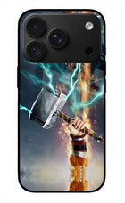 Thor Hammer Mjolnir iPhone 18 Pro Max Glass Case