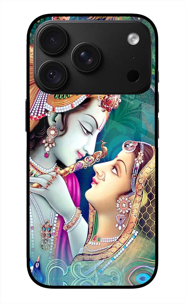 Lord Radha Krishna iPhone 18 Pro Max Glass Case