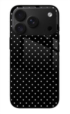 White Dots iPhone 18 Pro Max Glass Case