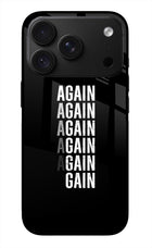 Again Again Gain iPhone 18 Pro Max Glass Case