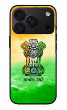 Satyamev Jayate Flag iPhone 18 Pro Max Glass Case