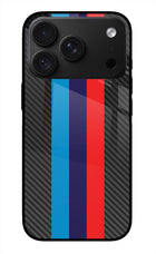 BMW Stripes Pattern iPhone 18 Pro Max Glass Case