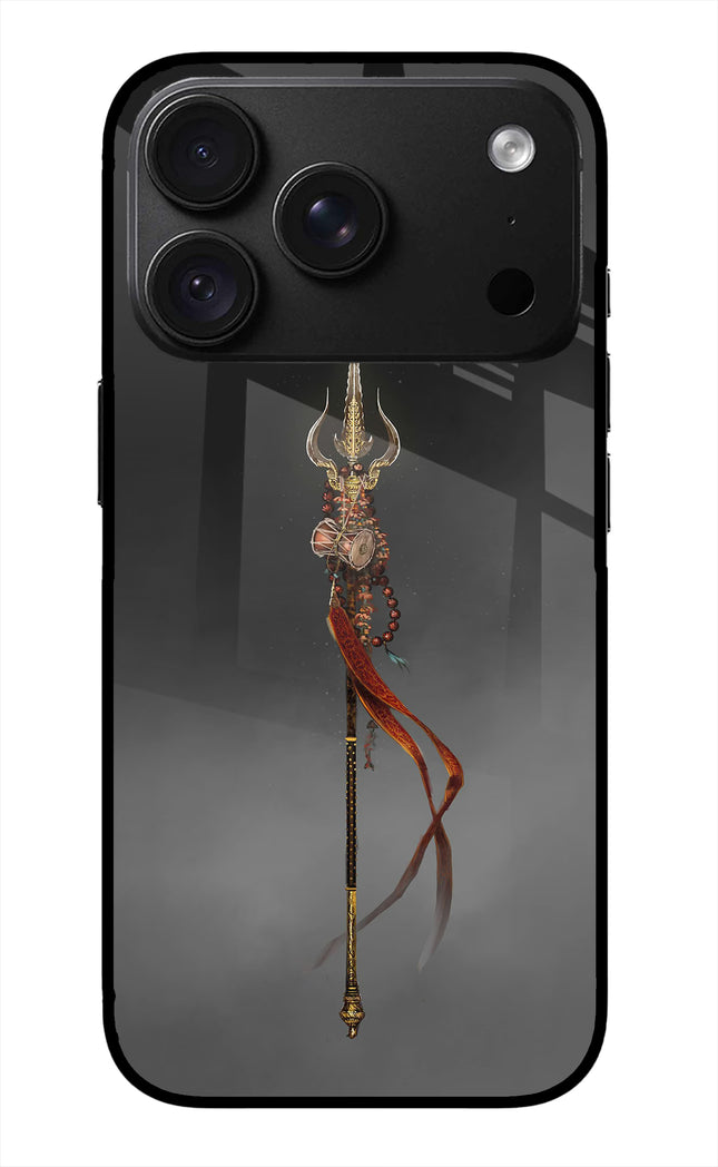 Shiv Trishul iPhone 18 Pro Max Glass Case