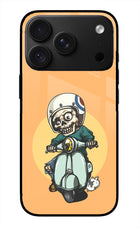Undead Biker iPhone 18 Pro Max Glass Case