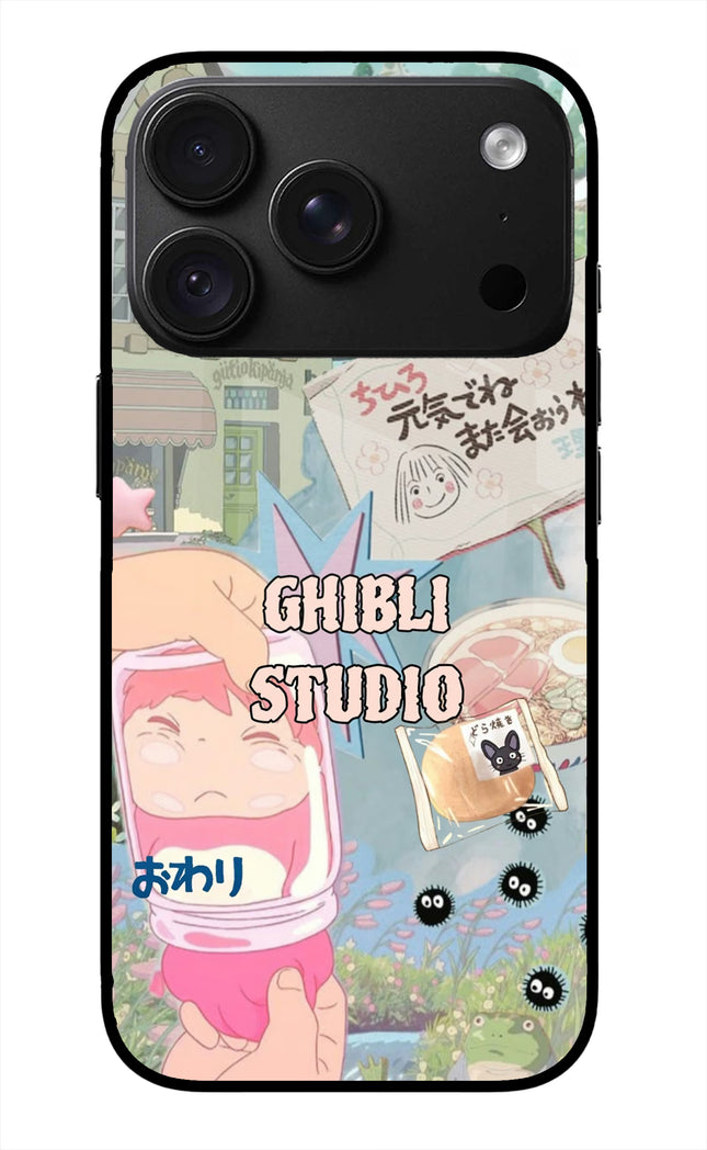 Studio Ghibli iPhone 18 Pro Max Glass Case