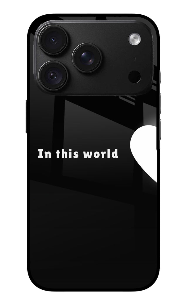 This World iPhone 18 Pro Max Glass Case