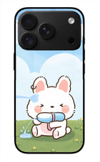 Bunny Treat iPhone 18 Pro Max Glass Case