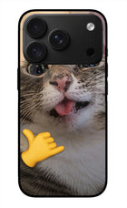 Silly Cat Call iPhone 18 Pro Max Glass Case