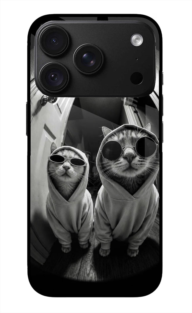 Hood Cats iPhone 18 Pro Max Glass Case