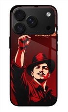 Bhagat Singh Revolution iPhone 18 Pro Max Glass Case
