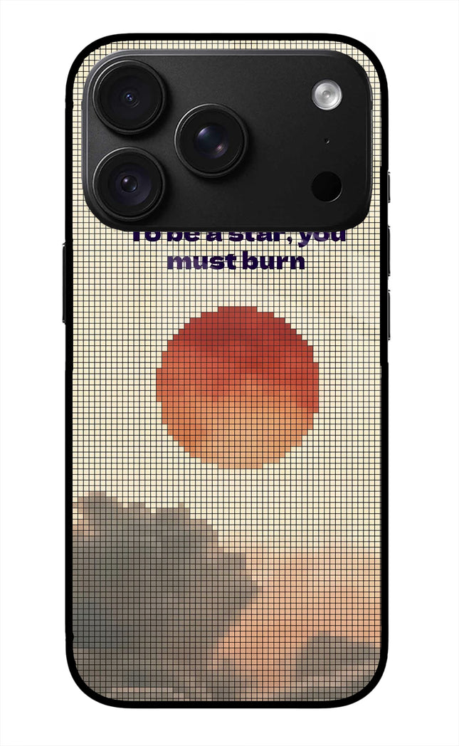 Pixel Sun iPhone 18 Pro Max Glass Case