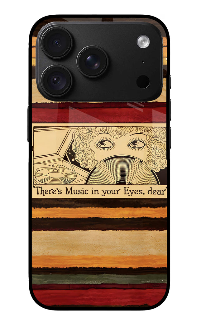 Vinyl Stripes iPhone 18 Pro Max Glass Case