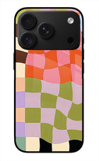 Wavy Grid iPhone 18 Pro Max Glass Case