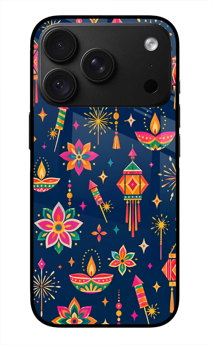 Festive Pop iPhone 18 Pro Max Back Cover, Glass case