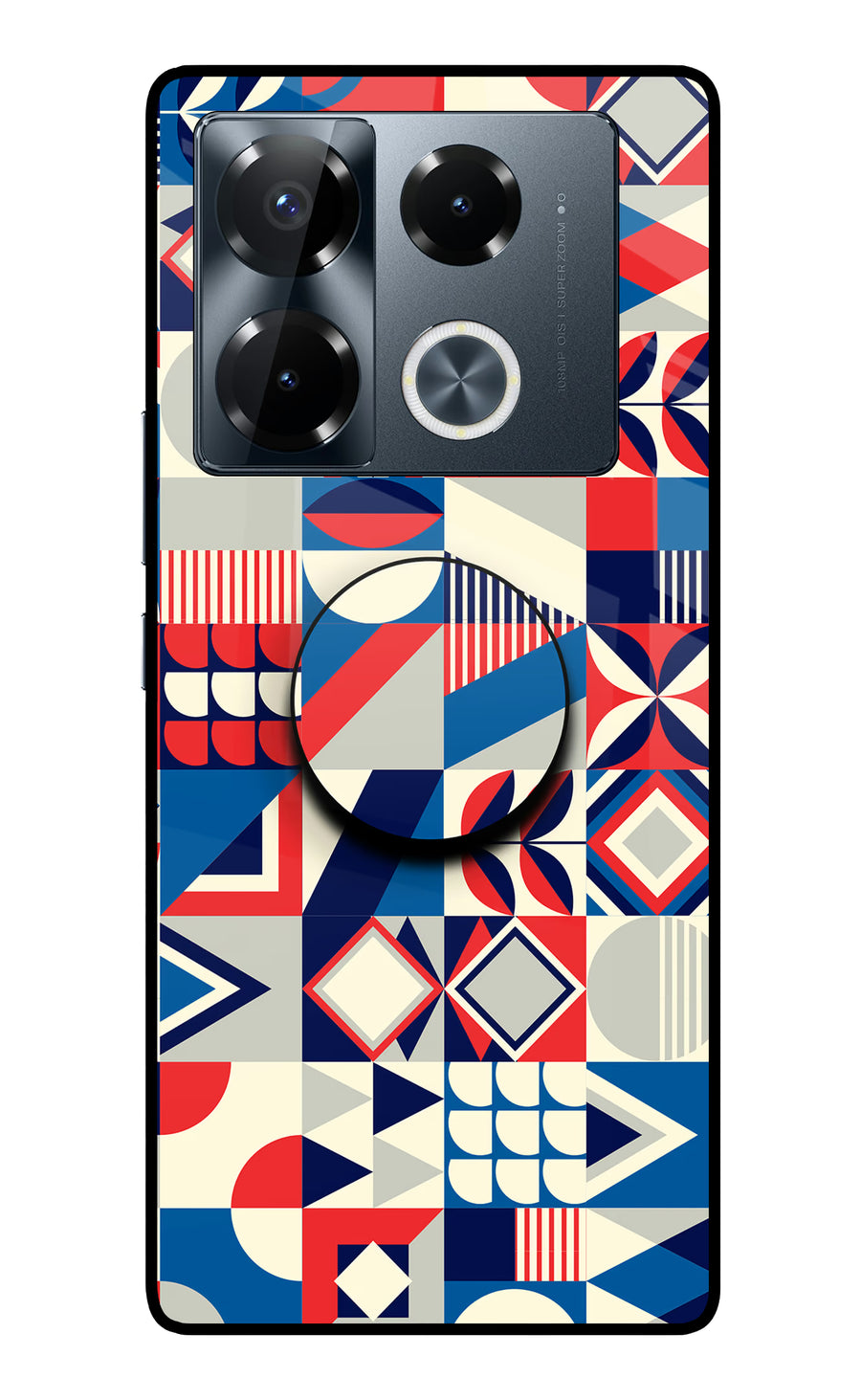 Colorful Pattern Infinix Note 40 Pro 5G Pop Case, Glass case