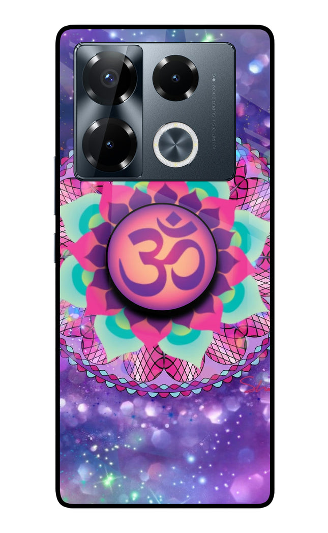 Om Purple Infinix Note 40 Pro 5G Pop Case by Casekaro