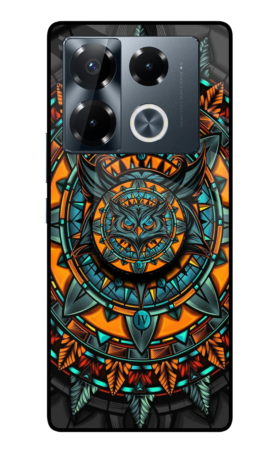 Angry Owl Infinix Note 40 Pro 5G Pop Case, Glass case