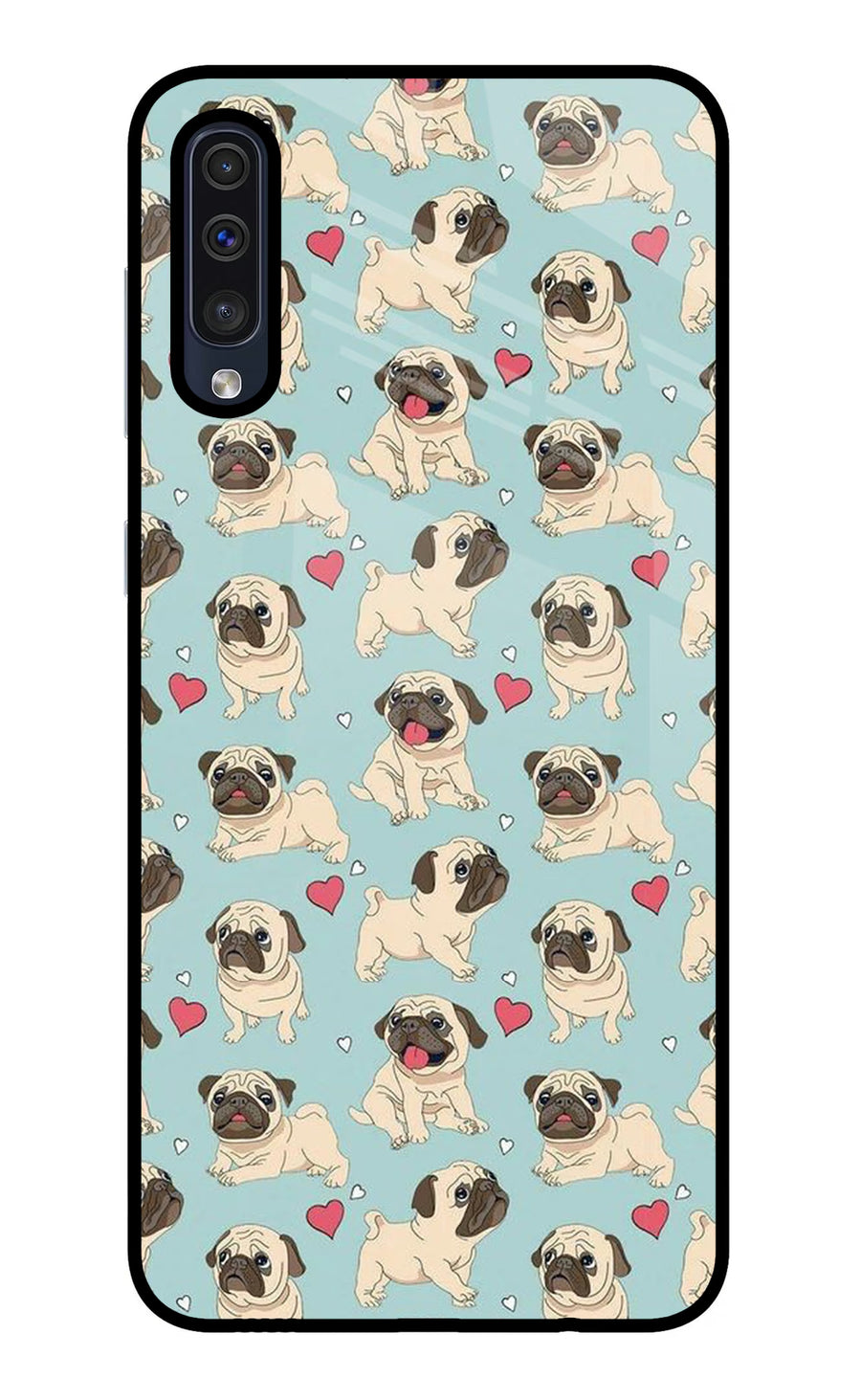 Pug Dog Samsung A50/A50s/A30s Back Cover, Metal case
