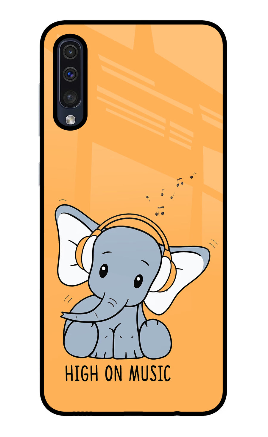 High On Music Samsung A50/A50s/A30s Back Cover, Metal case