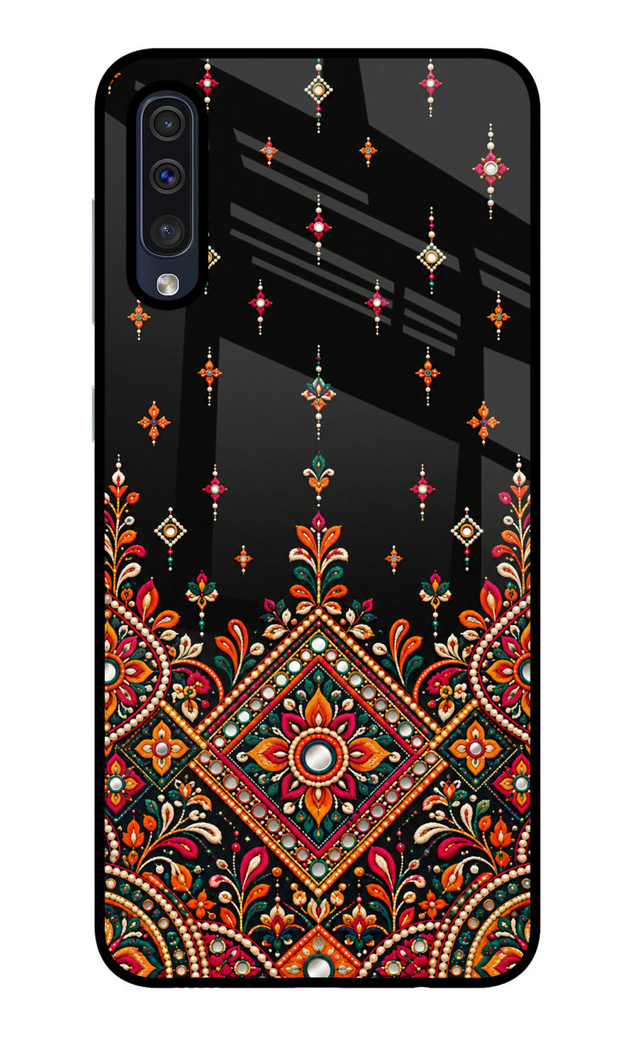 Noir Mehfil Samsung A50/A50s/A30s Back Cover, Metal case