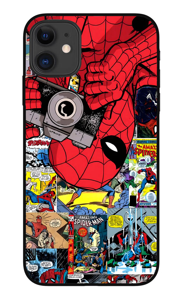 Spider Man iPhone 11 Metal Case Back Cover by Casekaro