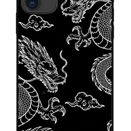 Twin Dragons iPhone 11 Metal Case Back Cover by Casekaro
