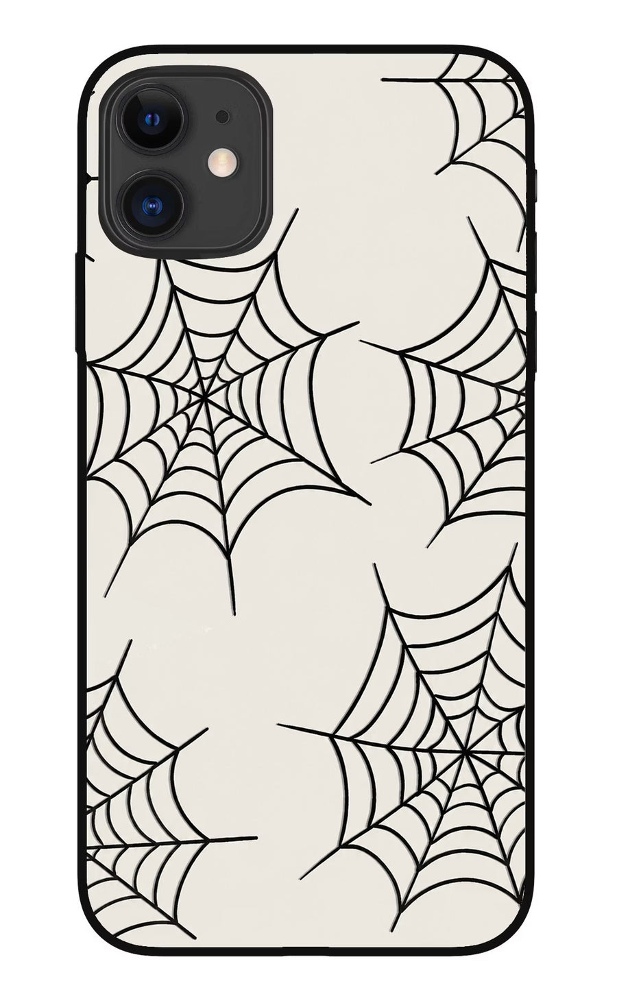 Spider Web iPhone 11 Back Cover, Metal case