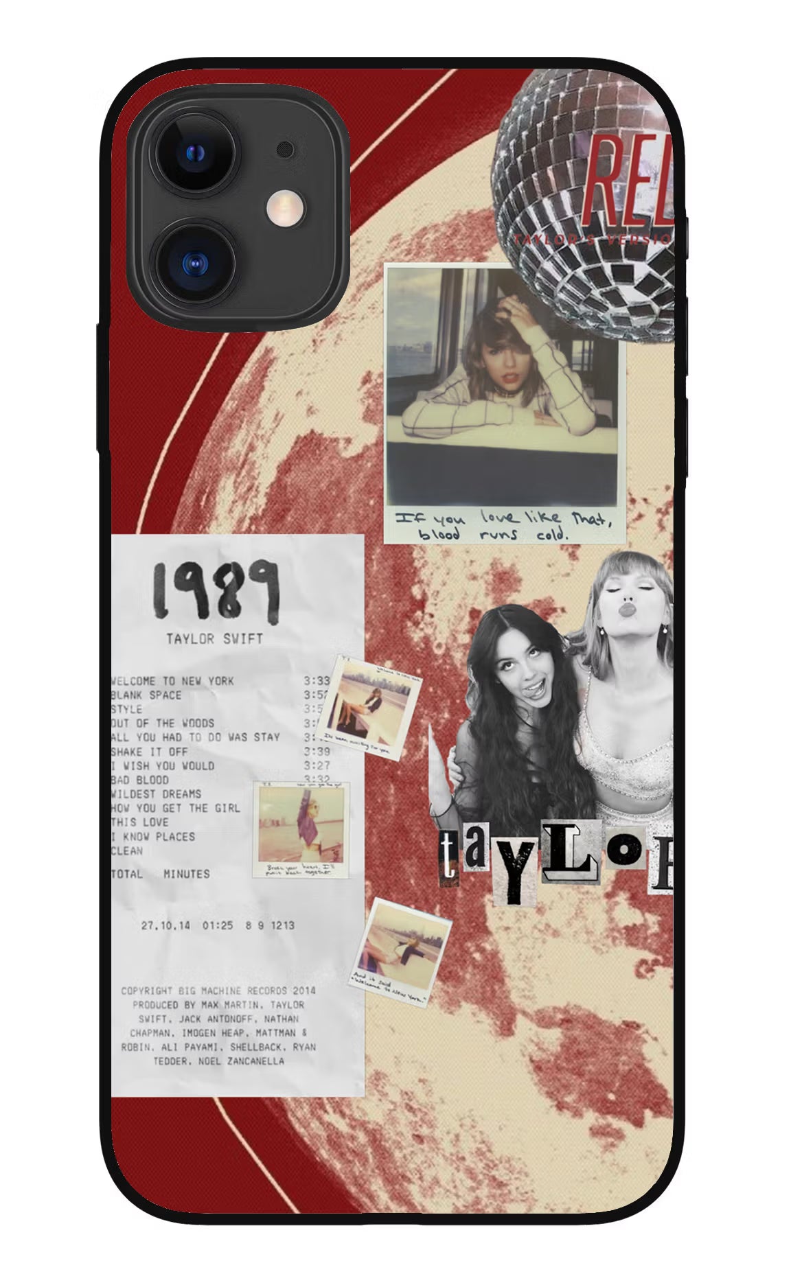 Taylor Swift iPhone 11 Metal Case Back Cover by Casekaro