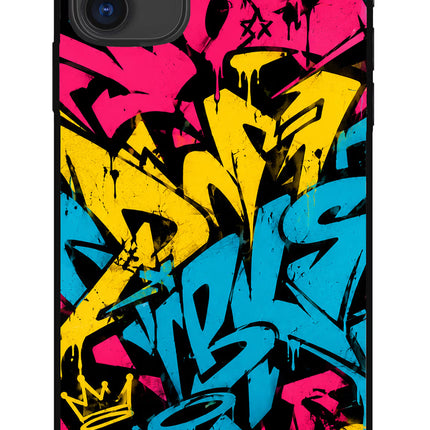 Graffiti Vibe iPhone 11 Metal Case Back Cover by Casekaro