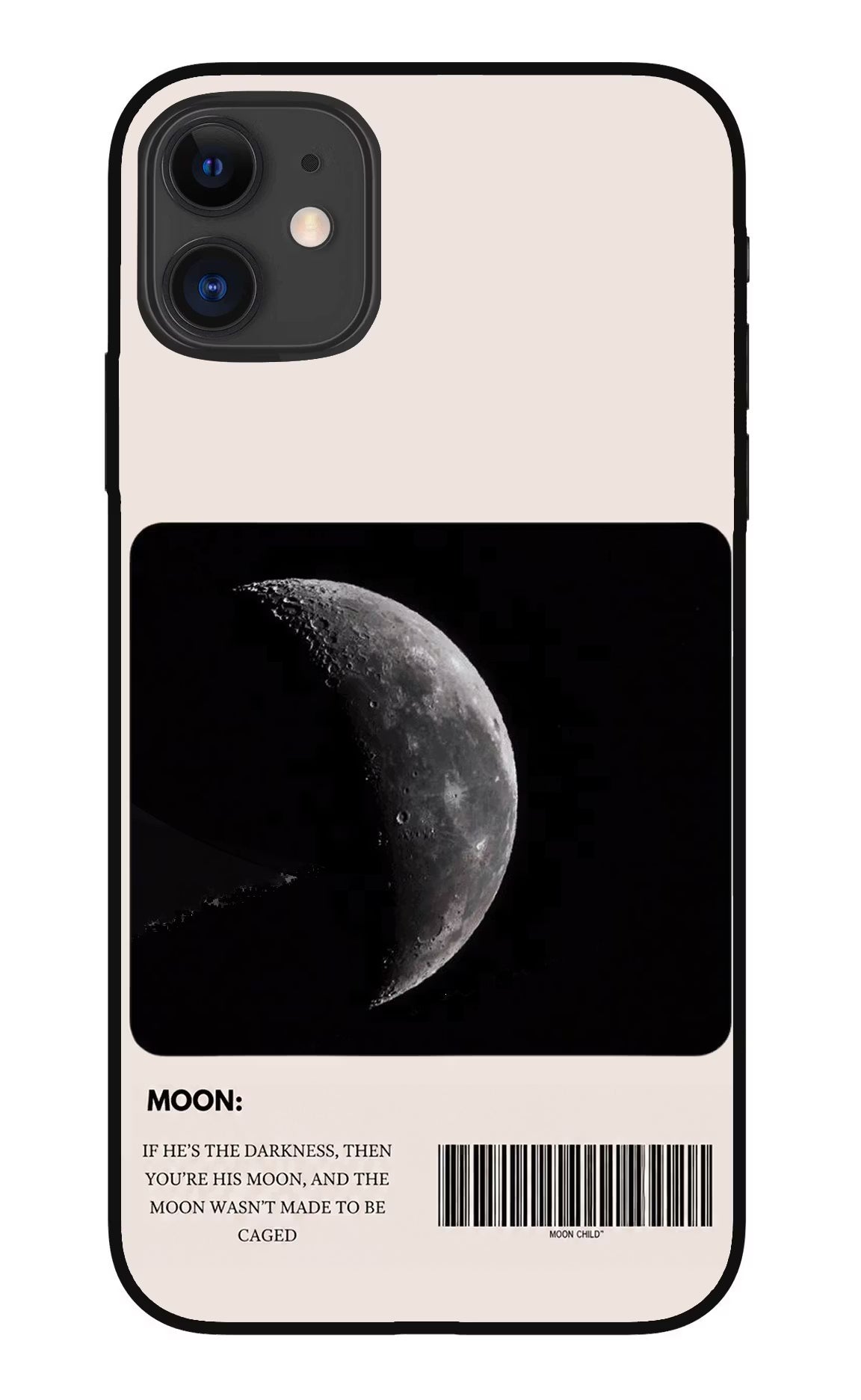 Moon Phase iPhone 11 Metal Case Back Cover by Casekaro