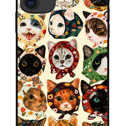 Cool Cat iPhone 11 Metal Case Back Cover by Casekaro