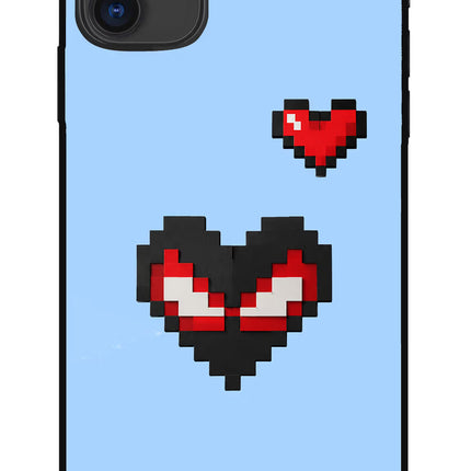 Peter Heart iPhone 11 Metal Case Back Cover by Casekaro