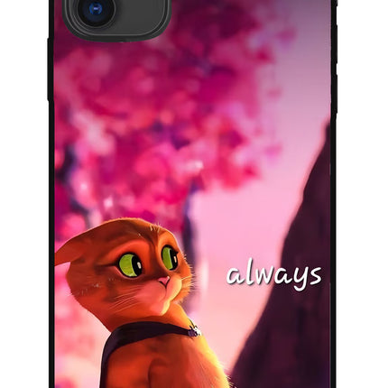 Always Cat iPhone 11 Metal Case Back Cover by Casekaro