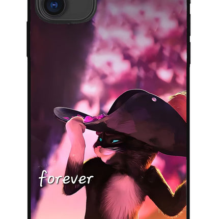 Forever Cat iPhone 11 Metal Case Back Cover by Casekaro