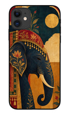 Royal Elephant iPhone 11 Metal Case Back Cover by Casekaro