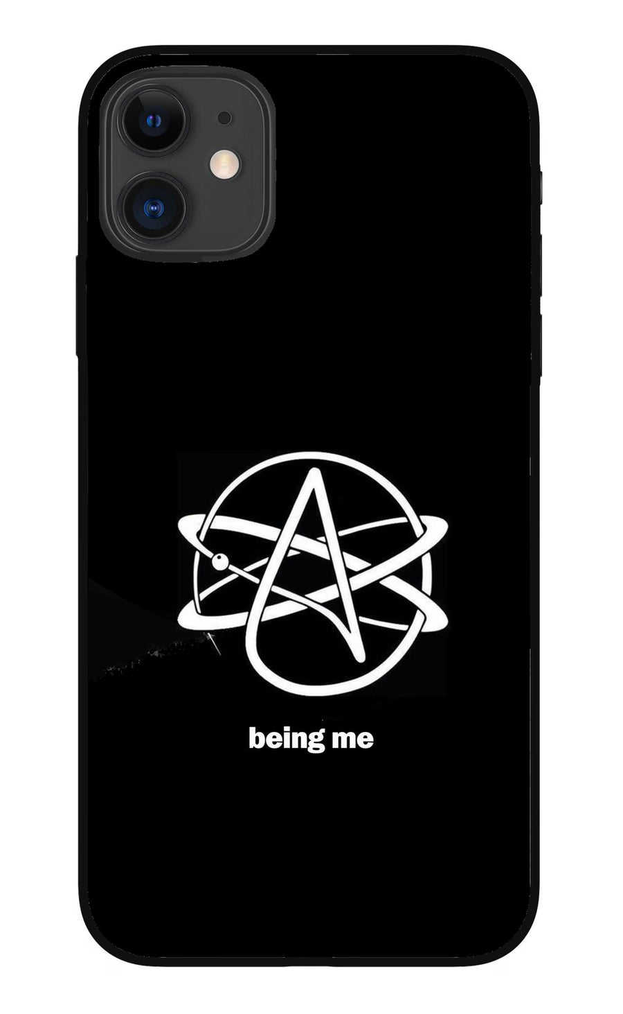 Atheist Symbol iPhone 11 Back Cover, Metal case