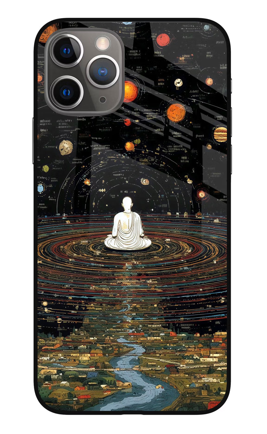 Space Monk iPhone 11 Pro Back Cover, Metal case