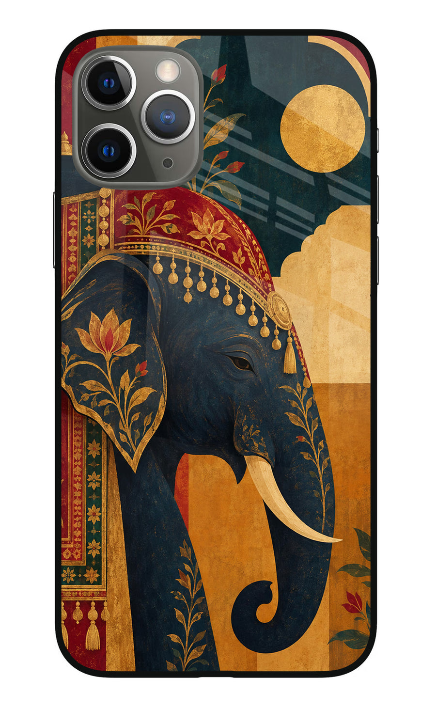 Royal Elephant iPhone 11 Pro Back Cover, Metal case