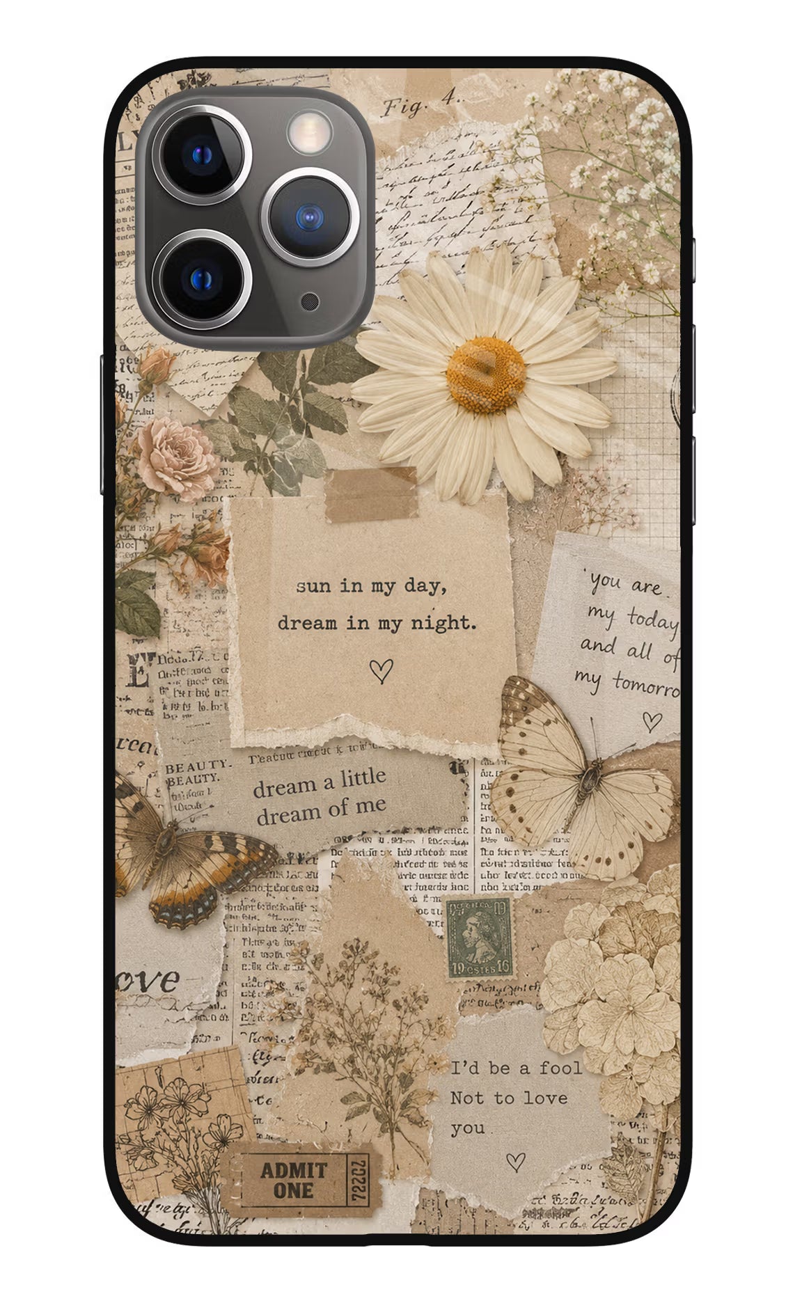 Vintage case iPhone 11 Pro Max Metal Case Back Cover by Casekaro