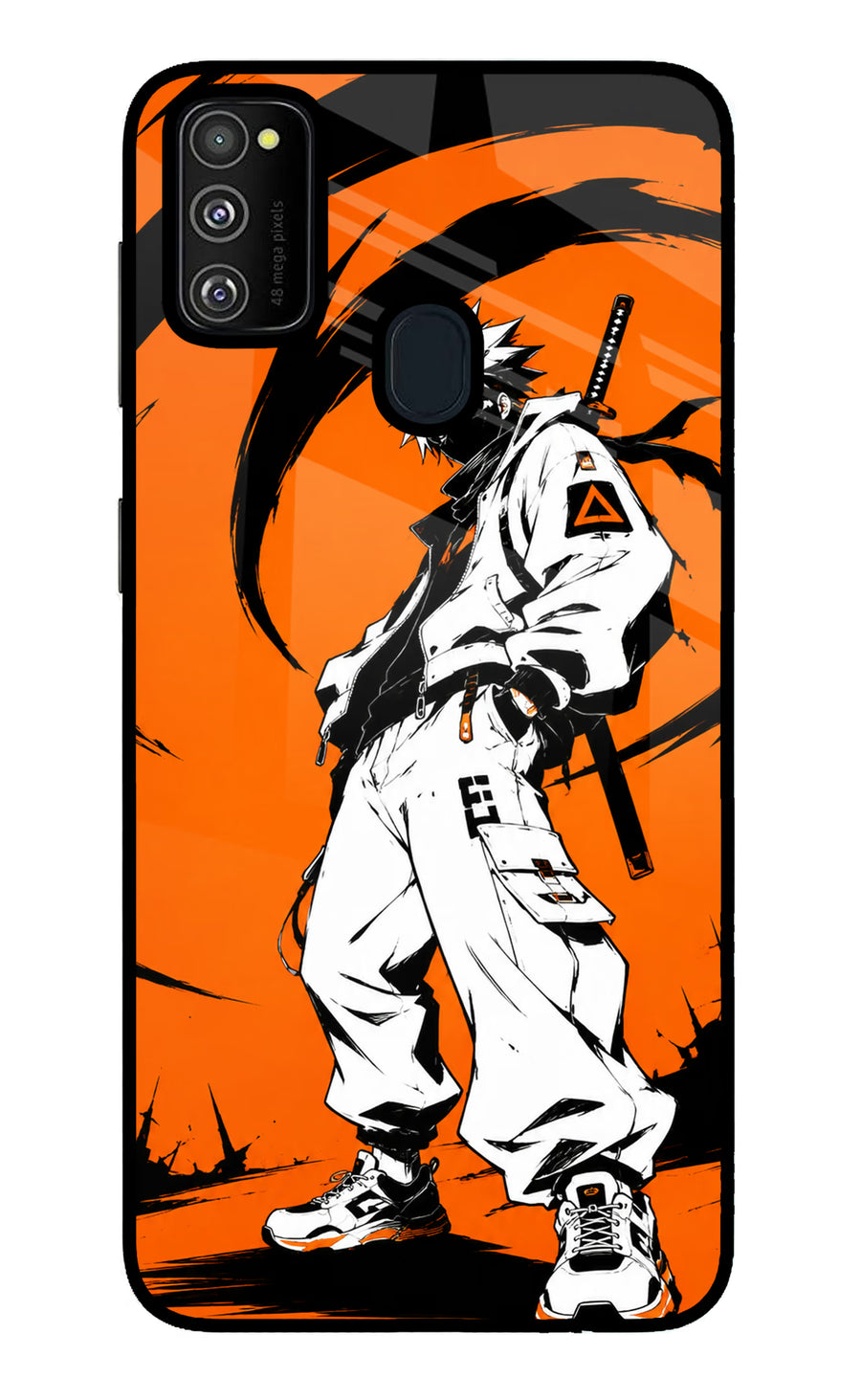 Street Samurai  Samsung M30s Back Cover, Metal case