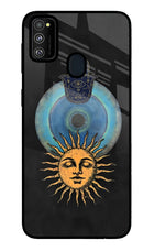 Divine Sun Samsung M30s Metal Case Back Cover by Casekaro