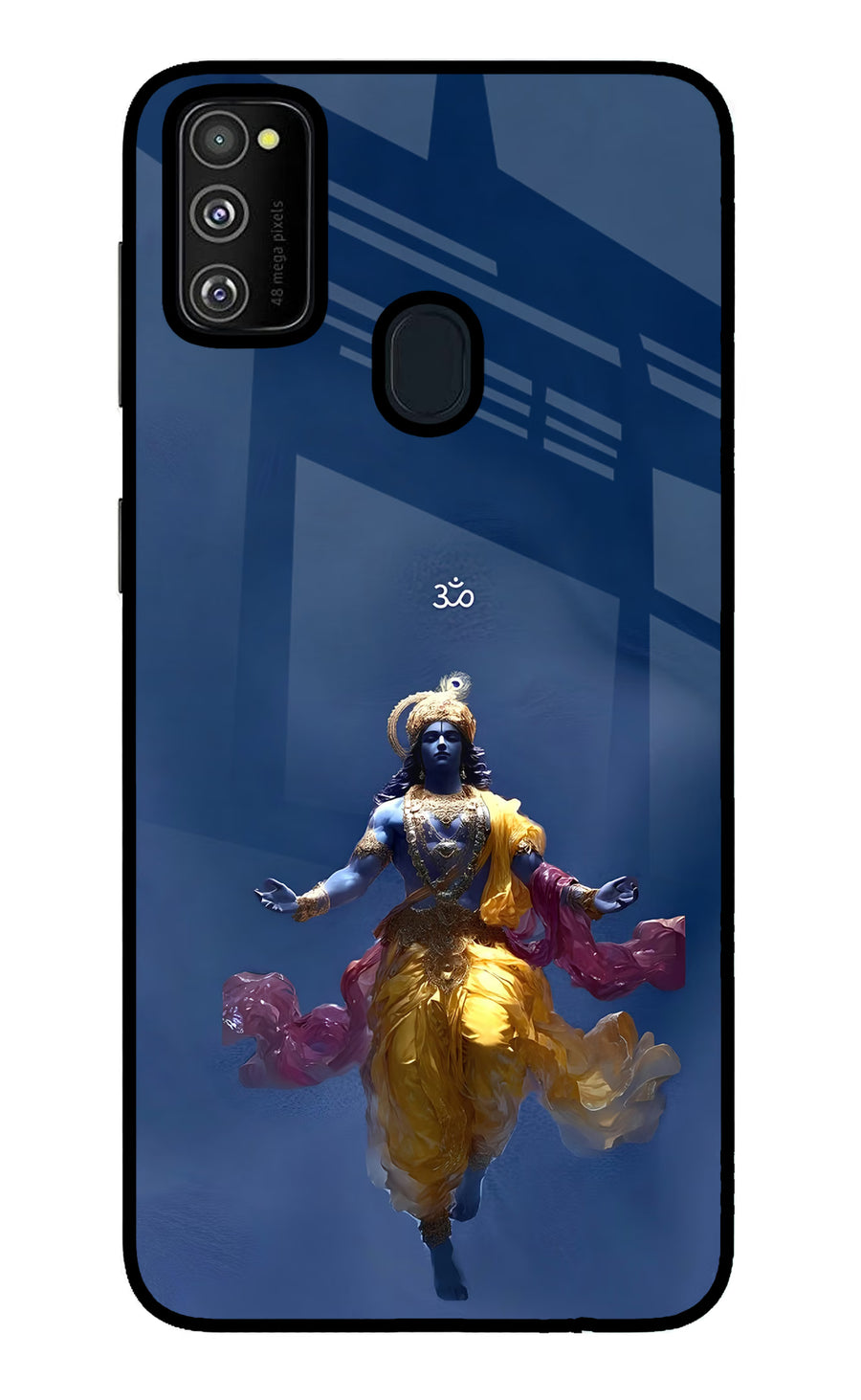 Cosmic Krishna Samsung M30s Back Cover, Metal case